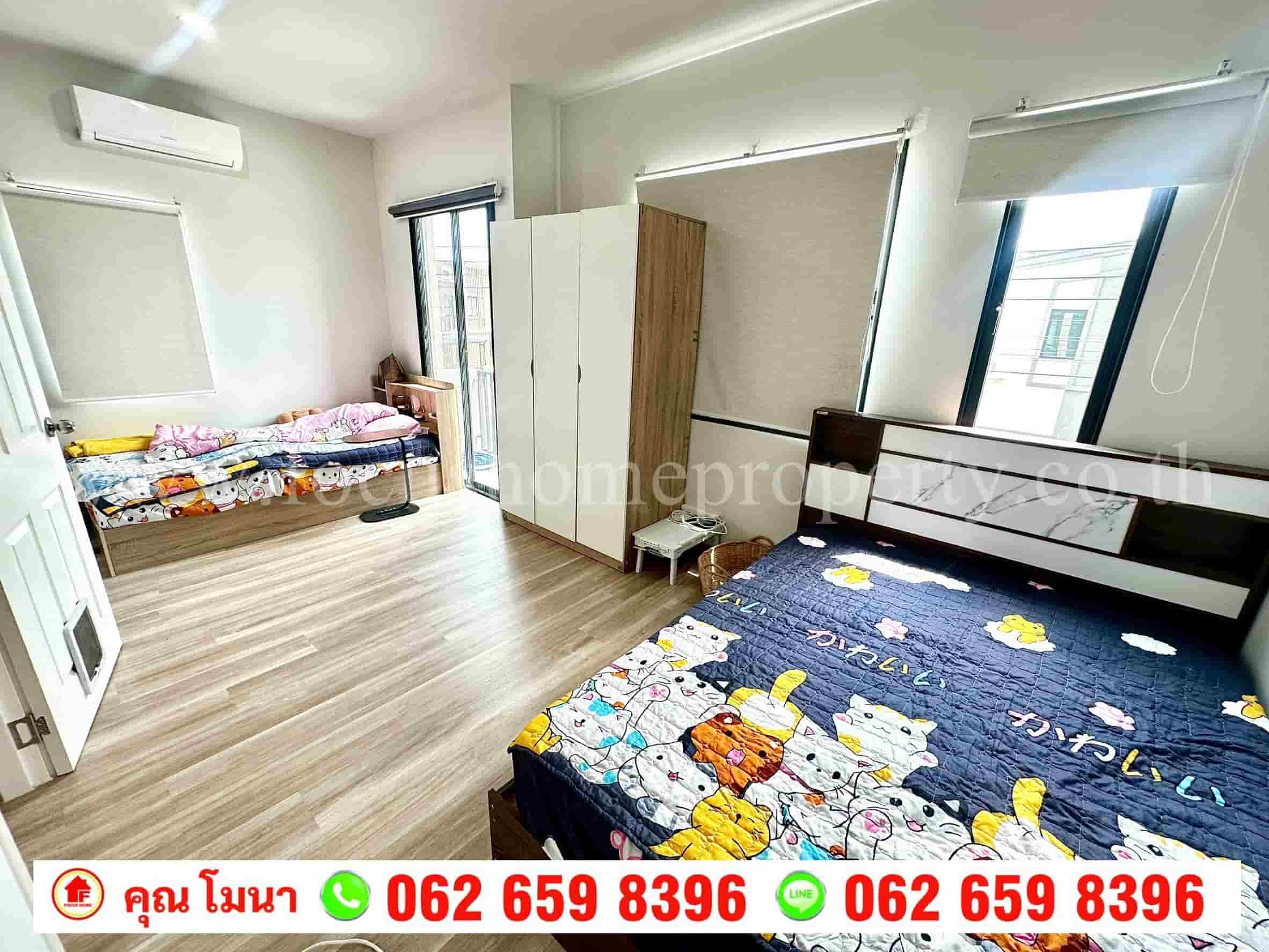 ขาย ทาวน์โฮม หลังมุม หมู่บ้านเอสเกต ทาวน์ รัตนาธิเบศร์ – ราชพฤกษ์